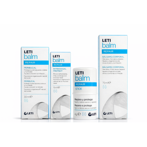 Pack Súper Ahorro LETIbalm Repair – Reparación Labios, Nariz y Piel Seca