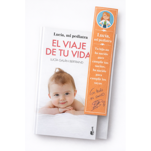 El Viaje de Tu Vida – Lucía, mi pediatra | Libro con marcapáginas firmado