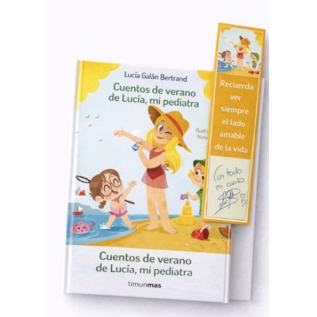 Cuentos de verano de Lucía, mi pediatra – Lucía Galán Bertrand | Libro con marcapáginas firmado