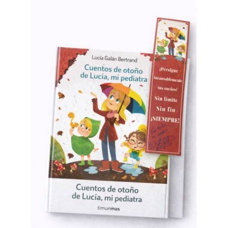 Cuentos de otoño de Lucía, mi pediatra – Lucía Galán Bertrand | Libro con marcapáginas firmado