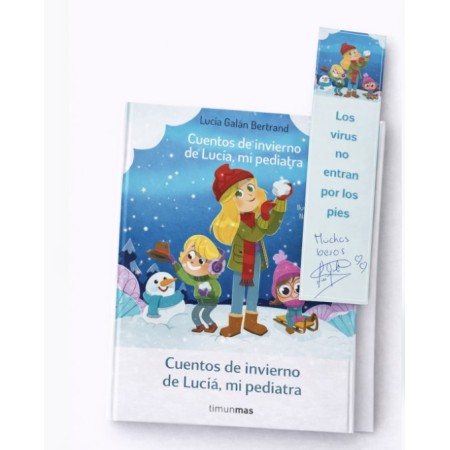 Cuentos de invierno de Lucía, mi pediatra – Lucía Galán Bertrand | Libro con marcapáginas firmado