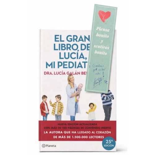El Gran Libro de Lucía, mi pediatra – Lucía Galán Bertrand | Libro con marcapáginas firmado