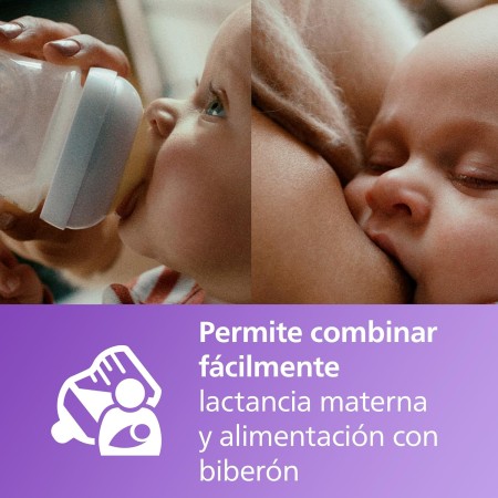Pack Philips Avent Natural Response 125ml + Chupete 0-6m | Más Pañales