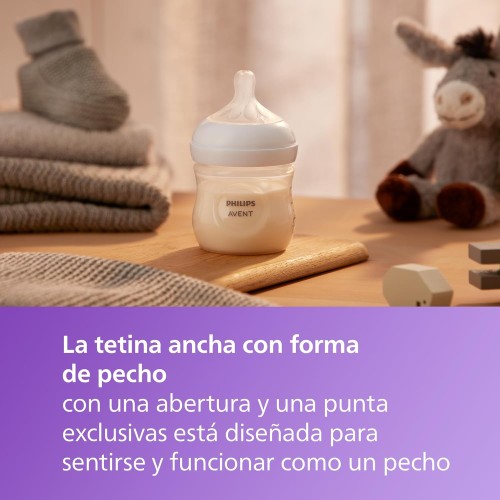 Pack Philips Avent Natural Response 125ml + Chupete 0-6m | Más Pañales