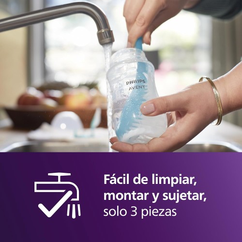 Philips Avent Natural Response Pack 2x 260ml – Biberones Anticólicos, Flujo Natural (3-6 meses) | Mejor Precio Online