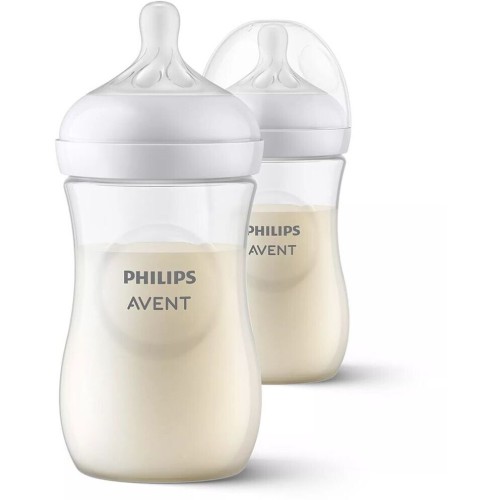 Philips Avent Natural Response Pack 2x 260ml – Biberones Anticólicos, Flujo Natural (3-6 meses) | Mejor Precio Online