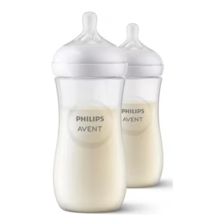 Philips Avent Natural Response Pack 2x 330ml – Biberones Anticólicos, Flujo Natural (+6meses) | Mejor Precio Online