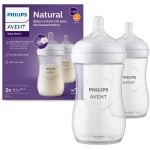 Philips Avent Natural Response Pack 2x 330ml – Biberones Anticólicos, Flujo Natural (+6meses) | Mejor Precio Online