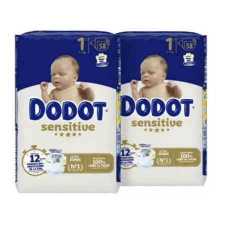 Pack Súper ahorro bebé Dodot Sensitive + Nenuco + toallitas 840 uds + cambiador + Regalo Mochila