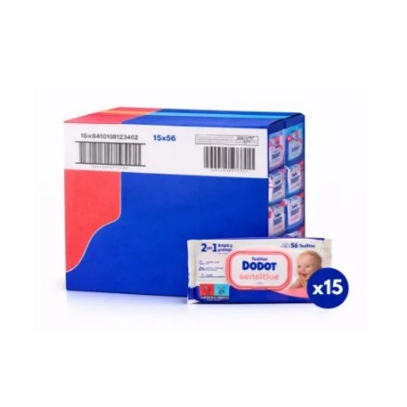 Pack Súper ahorro bebé Dodot Sensitive + Nenuco + toallitas 840 uds + cambiador + Regalo Mochila
