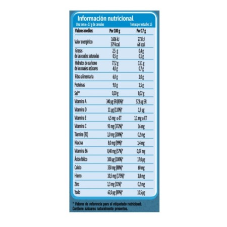 Papilla Multicereales con Frutas 0% 0% Azúcares GERBER Nestlé 270 g Bebé