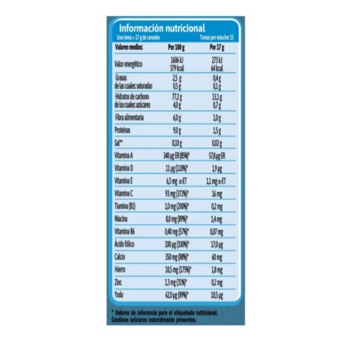 Papilla Multicereales con Frutas 0% 0% Azúcares GERBER Nestlé 270 g Bebé