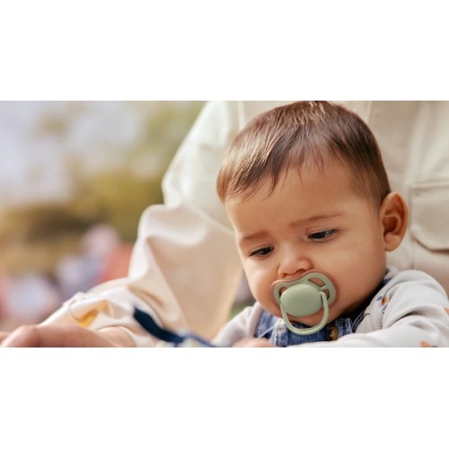 Chupete Ultra Soft NEUTRO tetina orthodontic silicona 2 uds (6-18 meses). Philips Avent