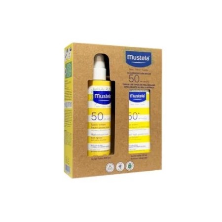 Pack Playa Bebé Mustela + Cubo de Arena (protector solar SPF50 + juguetes playa)