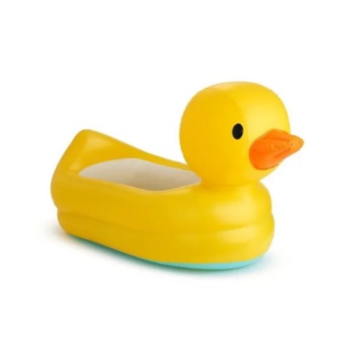 Pack Súper Ahorro Diversión en el Agua Bebé con Bañera Hinchable Patito + Juguetes de Baño (baño, jardín y playa)