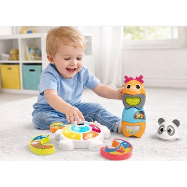 Pack Súper Ahorro Chicco Animalitos +9 Meses | Juego Educativo Completo