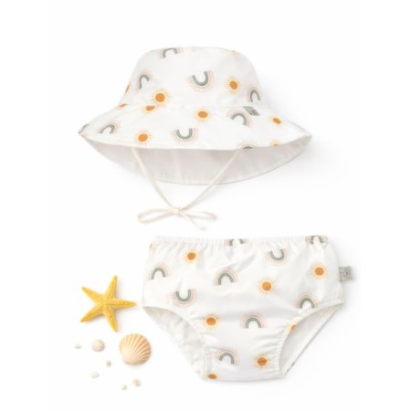 Pack Súper Ahorro pañal bañador + gorro pescador (7-12 meses) Sol Lässig con protección solar