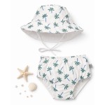 Pack Súper Ahorro pañal bañador + gorro pescador (7-12 meses) Palms Lässig con protección solar