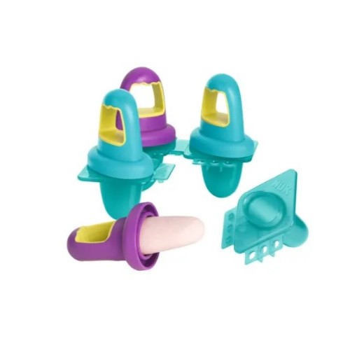 Pack Súper Ahorro Día de Helados – Moldes NUK + Carrito de Helados Chicco | Diversión, Alimentación Saludable y Juego