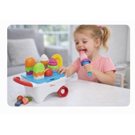 Pack Súper Ahorro Día de Helados – Moldes NUK + Carrito de Helados Chicco | Diversión, Alimentación Saludable y Juego