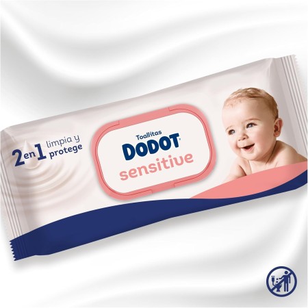 Pack Toallitas Dodot Sensitive Sin Perfume 5x56 (280 uds) – Limpieza Suave y Protección Diaria
