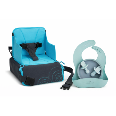 Pack Súper Ahorro ¡A Comer! – Elevador Munchkin + Vajilla Olmitos 4 Piezas para Bebé