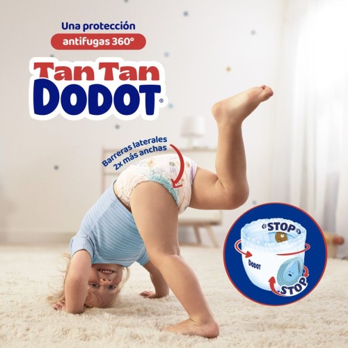 Dodot Pants Talla 4 9-15 kg 33 Pañales Braguita – Alta Absorción, Antifugas, Suaves y Hasta 12 Horas Secos