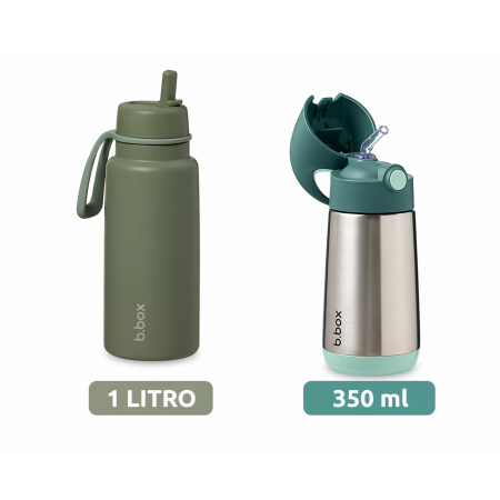 Pack Súper Ahorro Botellas Isotérmicas B.Box Familiar Hidratación Frío y Calor