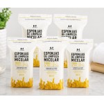Esponjas Micelares Desmaquillantes 5X 20 uds Limpieza Facial PH 5.5