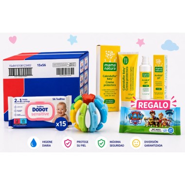 Pack Súper Ahorro Bebé | Cuidado Completo Diario para Pequeños Golpes con Mama Natura + Regalo