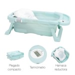 Bañera Plegable Blue con Hamaca OLMITOS – Compacta y Segura para Bebés