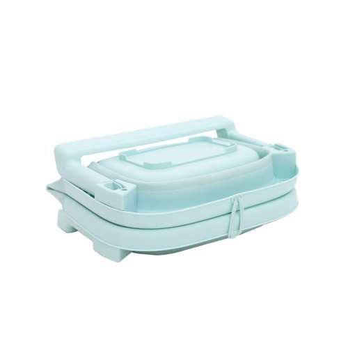 Bañera Plegable Blue con Hamaca OLMITOS – Compacta y Segura para Bebés