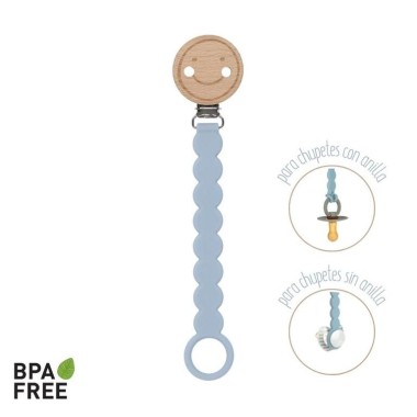 Porta Chupete Silicona Tiny Maple LÄSSIG – Seguro, Flexible y Siempre a Mano