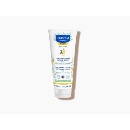 Leche Nutritiva Cold Cream Mustela 200ml | Hidratación Intensa para Piel Seca Bebé