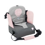 Asiento Elevador Fly Plegable Olmitos para Bebé | Silla Portátil con Arnés y Bolsillo