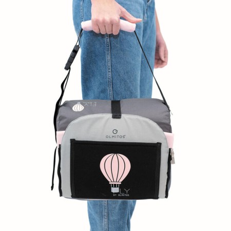 Asiento Elevador Fly Plegable Olmitos para Bebé | Silla Portátil con Arnés y Bolsillo