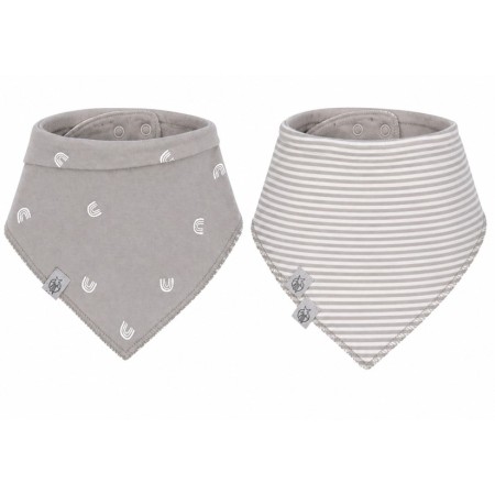 Bandana Babero Bebé Lässig 2 Unidades | Suave, Absorbente y Ajustable (0-24 meses)