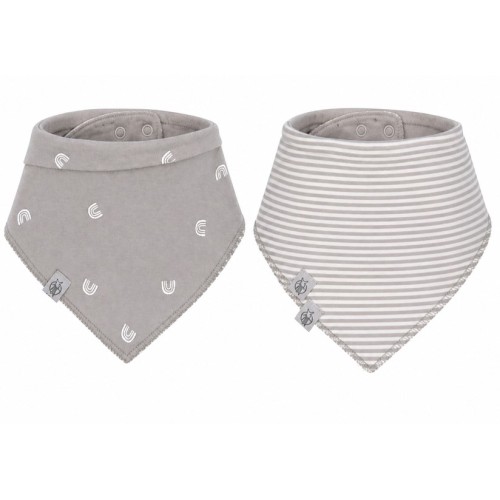 Bandana Babero Bebé Lässig 2 Unidades | Suave, Absorbente y Ajustable (0-24 meses)