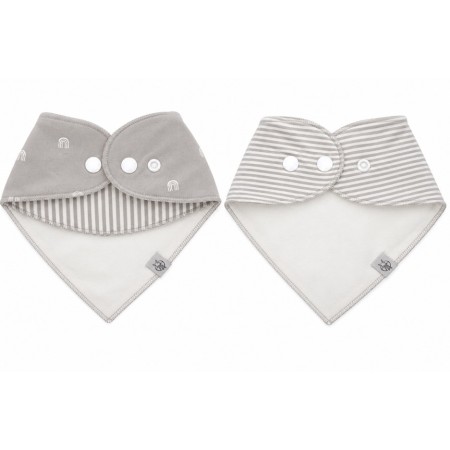 Bandana Babero Bebé Lässig 2 Unidades | Suave, Absorbente y Ajustable (0-24 meses)