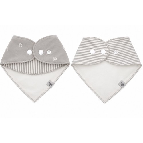 Bandana Babero Bebé Lässig 2 Unidades | Suave, Absorbente y Ajustable (0-24 meses)
