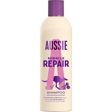 Aussie Repair Miracle Champú 300 ml | Reparación Intensiva para Cabello Dañado