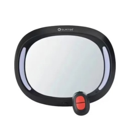 Pack Súper Ahorro de Viaje Olmitos | Espejo retrovisor LED + Funda Tablet Coche Bebé