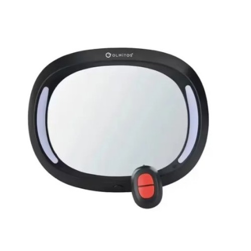 Pack Súper Ahorro de Viaje Olmitos | Espejo retrovisor LED + Funda Tablet Coche Bebé