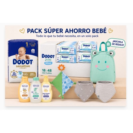 Cuidado completo desde el primer día
Ahorra más con este pack + regalo