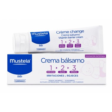 Crema Bálsamo Mustela para el Cambio de Pañal – Protección, alivio y reparación desde el primer uso