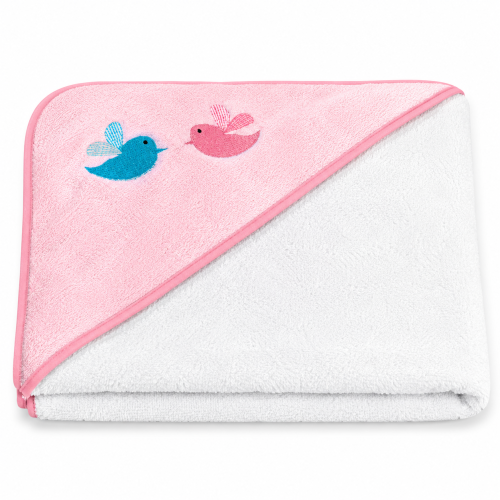 Capa de Baño Suavinex BabyHug XL con Capucha  Rosa| Extra Suave y Absorbente para Bebé