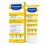 Protector Solar Mustela SPF 50+ 40 ml | Muy alta protección para bebés y niños