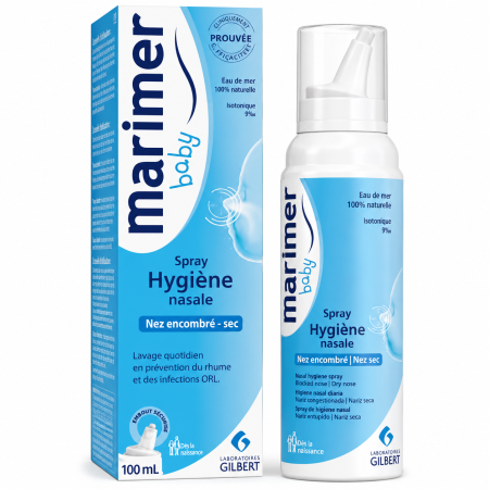 Marimer Baby Spray Nasal Isotónico 100 ml | Higiene nasal suave para bebés y niños