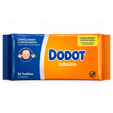 Toallitas Dodot Básico Pack Ahorro 486 Uds (9x54) – Limpieza Eficaz al Mejor Precio
