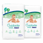 Pack 2 Dodot Cuidado Total Talla 2x 56 Pañales | Doble Protección y Suavidad para tu Bebé